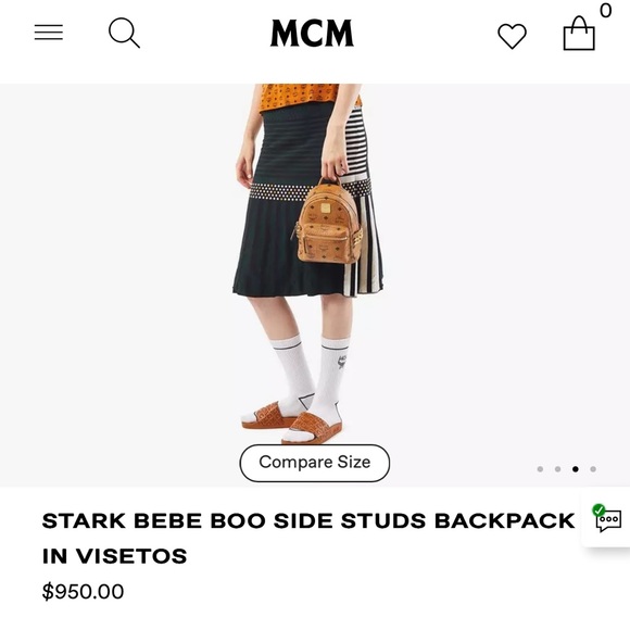 MCM mini bookbag - Picture 9 of 13